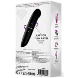 LATETOBED Stimulateur de clitoris Denzel 13 x 2.8cm Noir